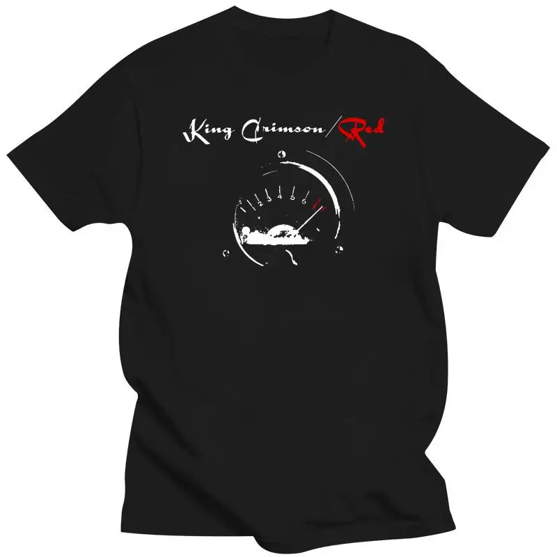 Men Red Speedometer T Shirt