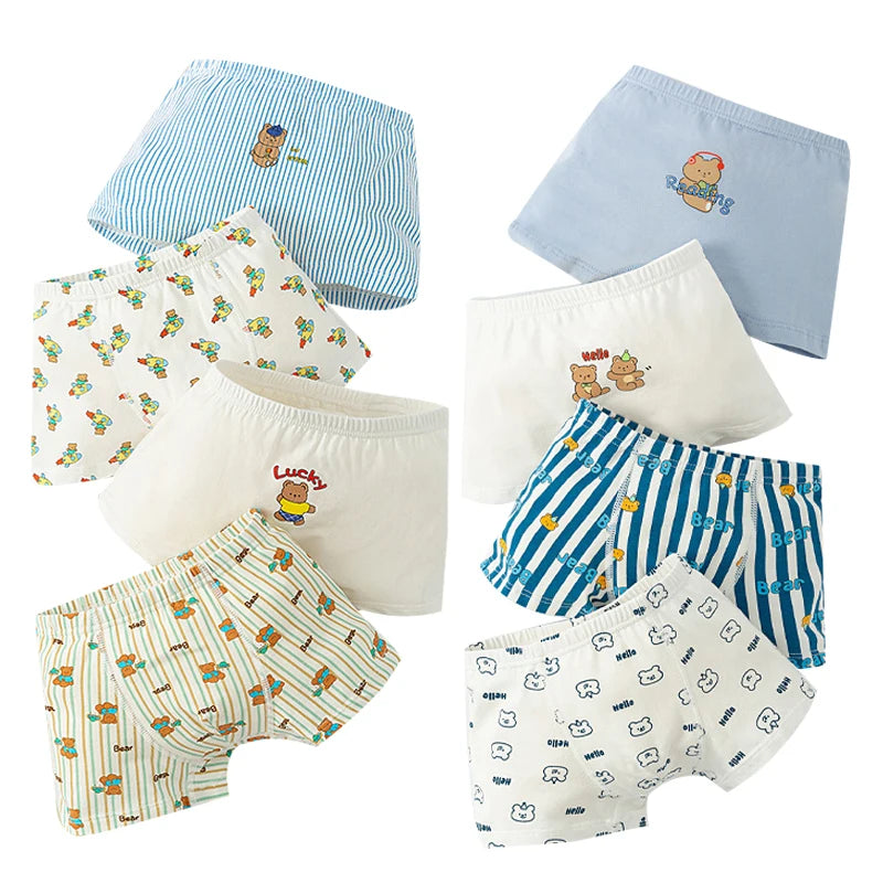 4Pcs/Lot Boys Underpants