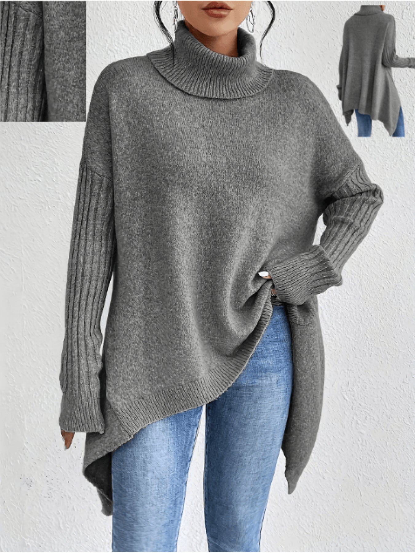 High-Neck Sweater