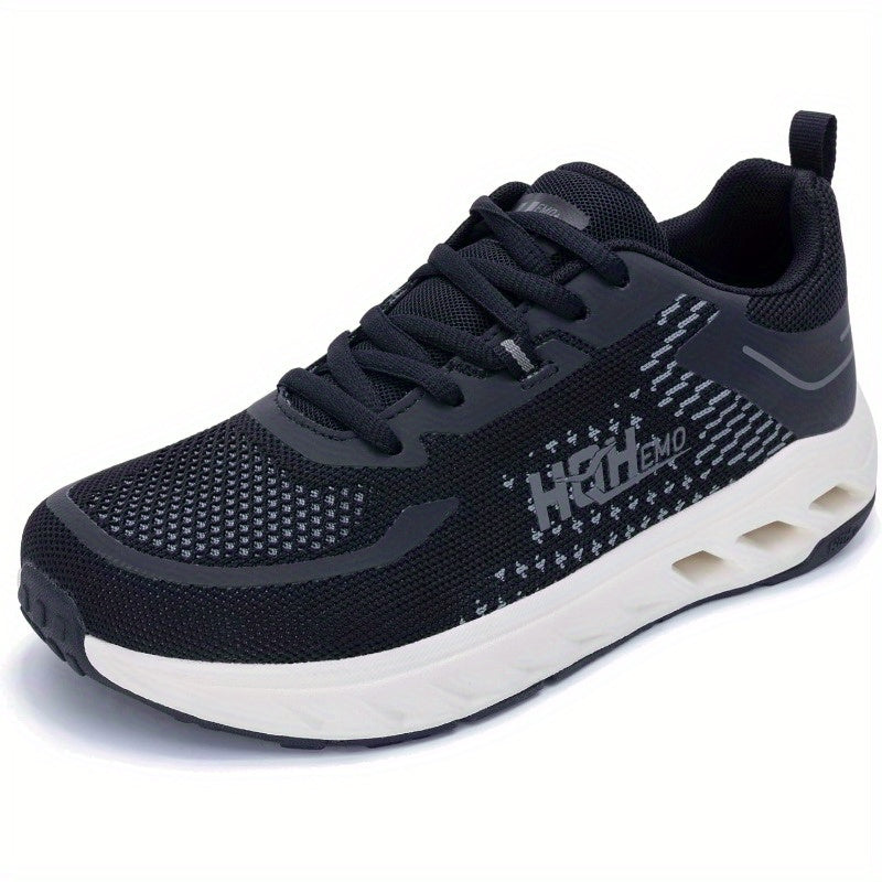 Women's Wide-Width Supportive TPU Gel Cushioning Tennis Running Shoes - Lightweight Zero-Drop All-Weather Gym Shoes with Arch & Stability Technology, Black/White/Gray/Gray & Black Color Options for Walking, Fitness, Sports -