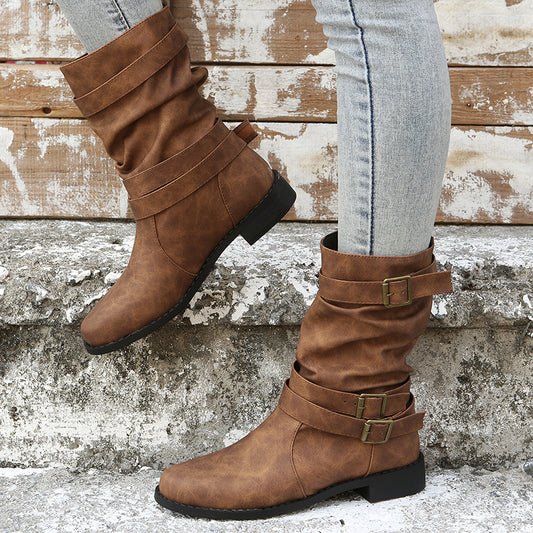 Mid Calf Boots For Women