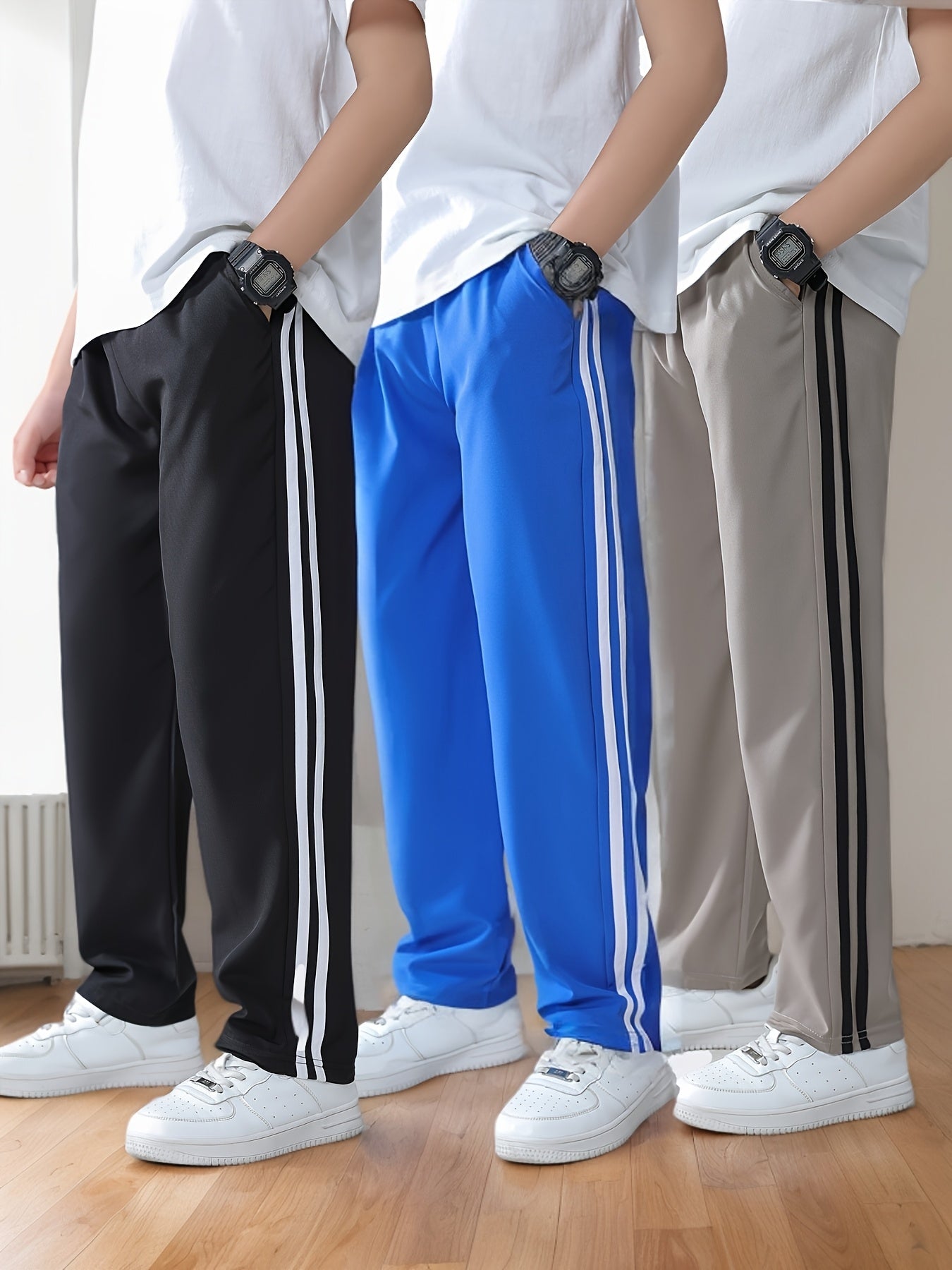 3pcs Boys' Fashion Joggers