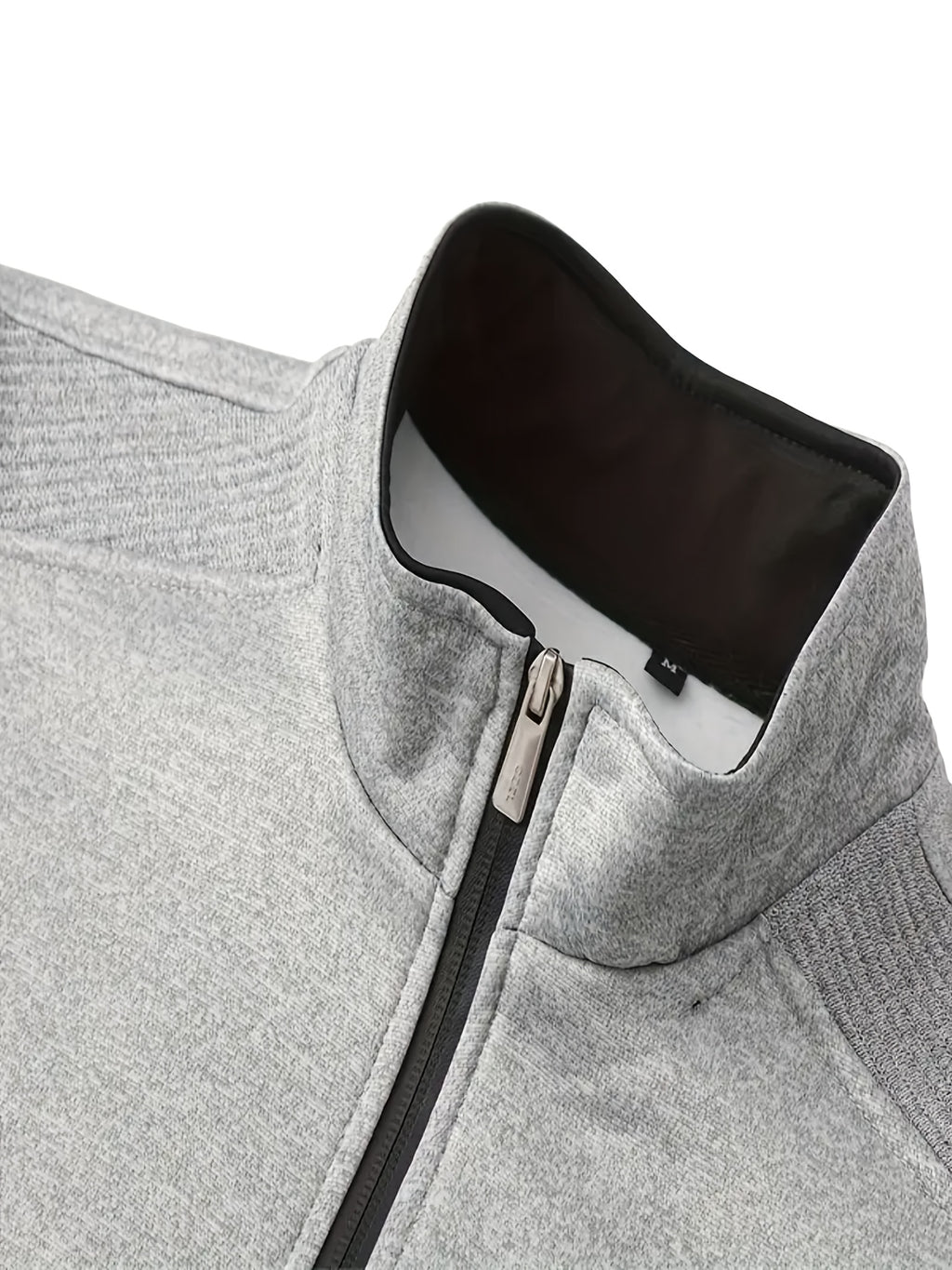 4pcs Set Of New Men'S Casual Sportswear for Autumn And Winter, Featuring A Stand Up Collar Jacket Paired with Casual Pants, with A Zipper Design And A Regular Silhouette, Suitable for Daily Casual Outdoor Activities, Sporty O