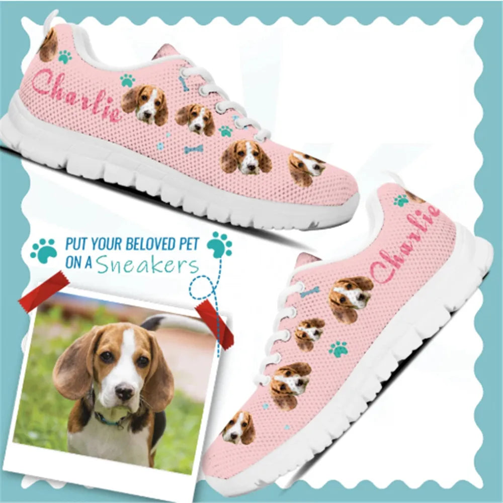 Fashion African Tribal Pattern Lady Flat Jogging Running Shoes Lightweight Walk Footwear Women Casual Shoes Mesh Ladies Sneakers