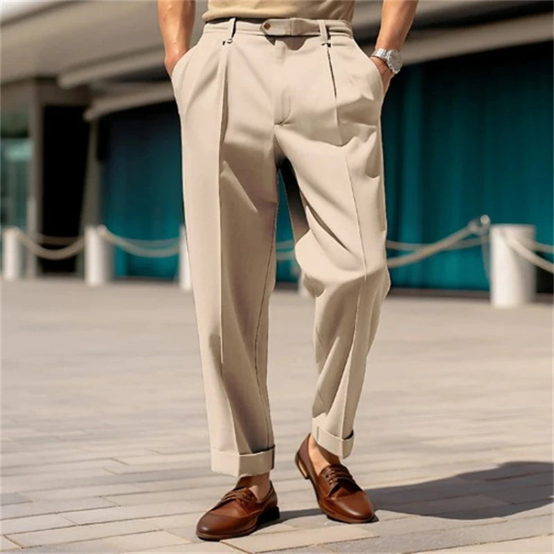 Men Formal Mid-Waist