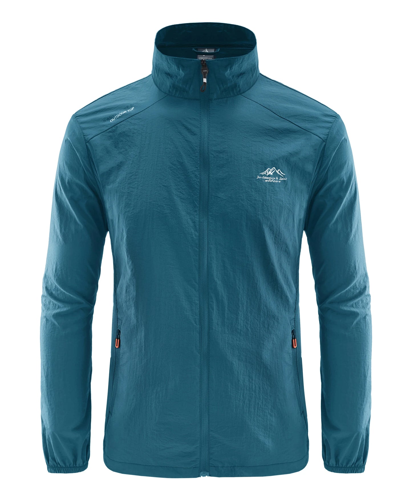 Summer Men's Sun Protection Casual Breathable Sports Windproof Water Resistant Ultrathin Jacket Outdoor Fishing Skin Clothing