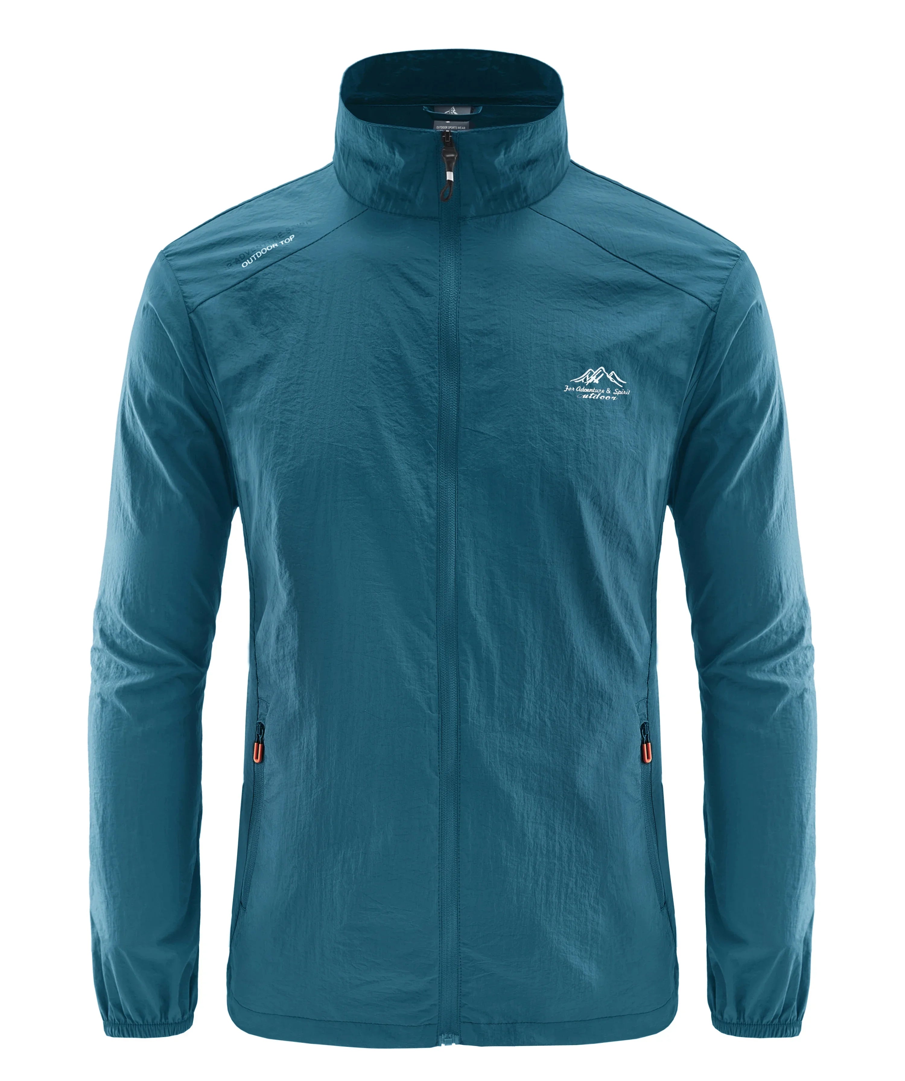 Summer Men's Sun Protection Casual Breathable Sports Windproof Water Resistant Ultrathin Jacket Outdoor Fishing Skin Clothing