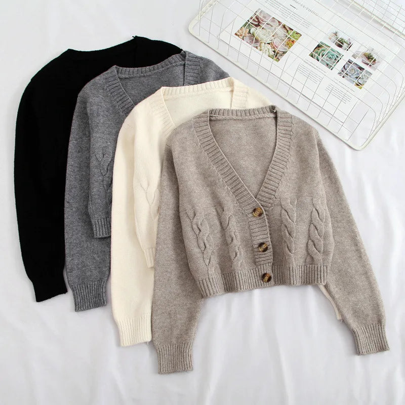 Women Sweaters V Neck