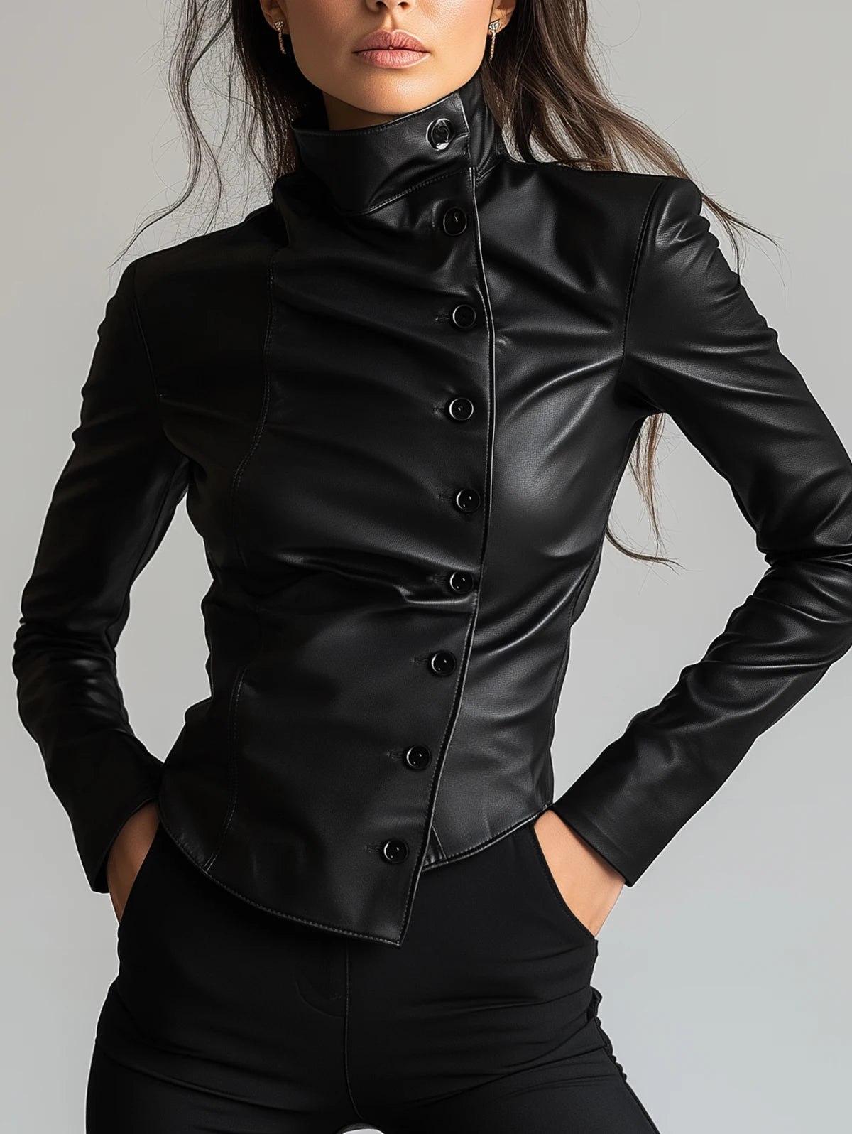 Leather Long Sleeve lady's