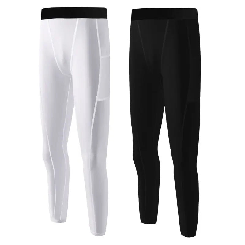 Teens Boys Sports Compression Leggings Children Exercise Compression Pants Base Layer Fitness Basketball Football Tight Pants