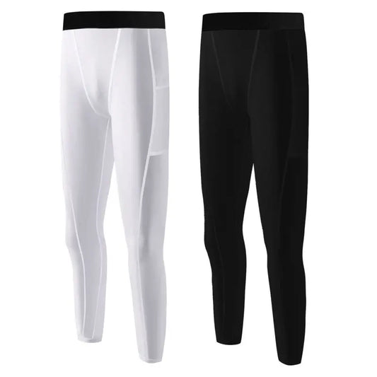 Teens Boys Sports Compression Leggings Children Exercise Compression Pants Base Layer Fitness Basketball Football Tight Pants