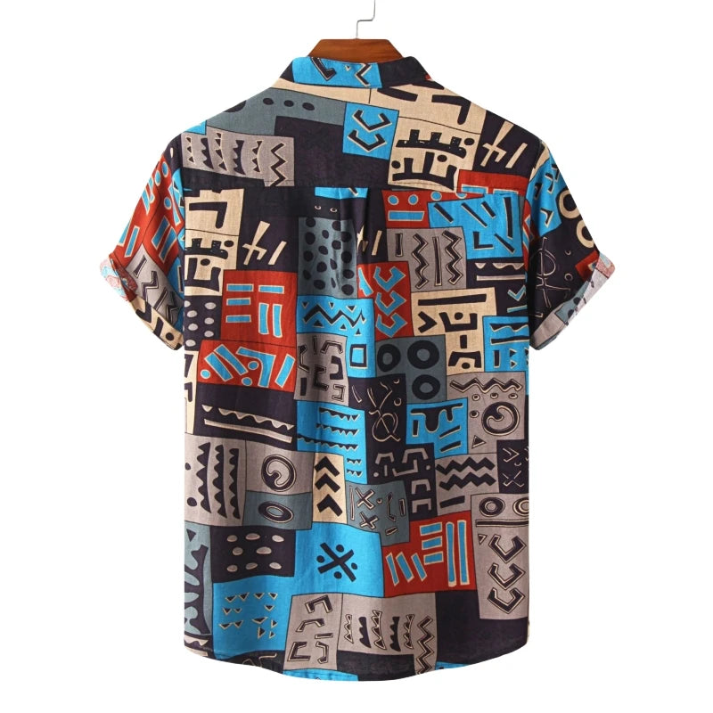 Summer Shirt Men's Shirts T-shirts Man Free Shipping Fashion Clothing Blouses Luxury Social Hawaiian Cotton High Quality Polo
