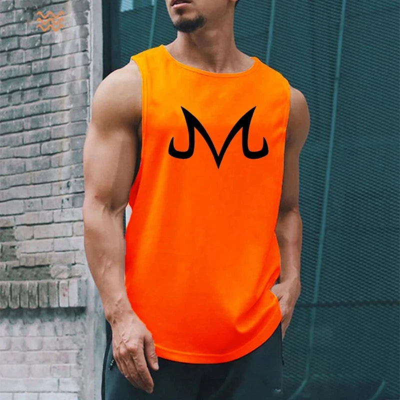 Summer Training Clothing Quick-drying Bodybuilding Vest Men's Gym Fitness Superhero Sleeveless Shirt Anime Zt Casual Vest