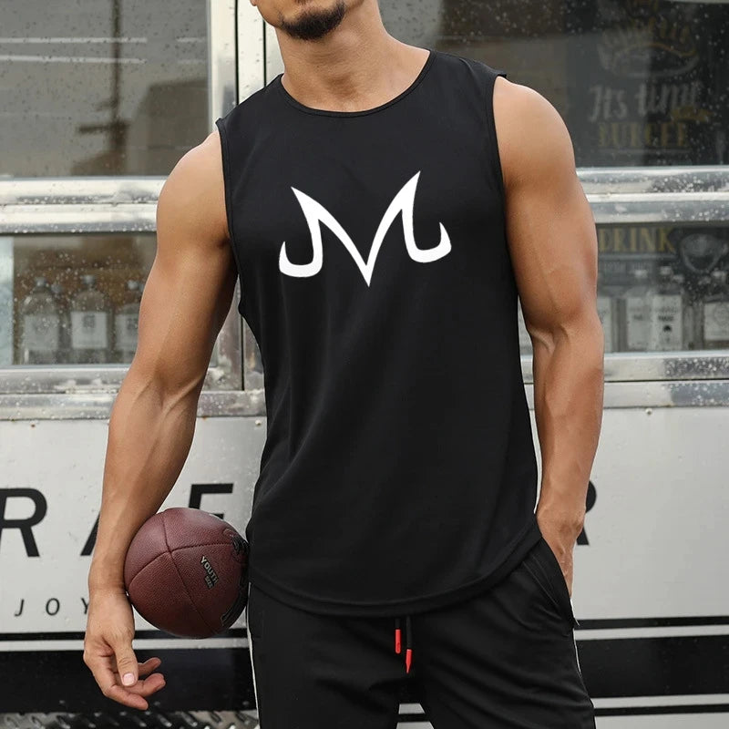 Summer Training Clothing Quick-drying Bodybuilding Vest Men's Gym Fitness Superhero Sleeveless Shirt Anime Zt Casual Vest