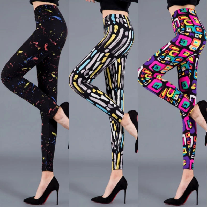 Striped Printing Pants