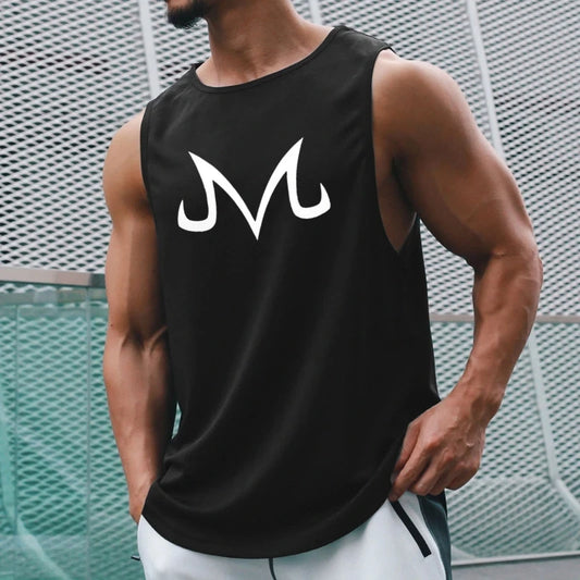 Summer Training Clothing Quick-drying Bodybuilding Vest Men's Gym Fitness Superhero Sleeveless Shirt Anime Zt Casual Vest