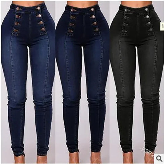Denim Pencil Pants
