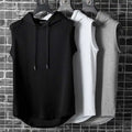 Tie Collar Hooded Vests
