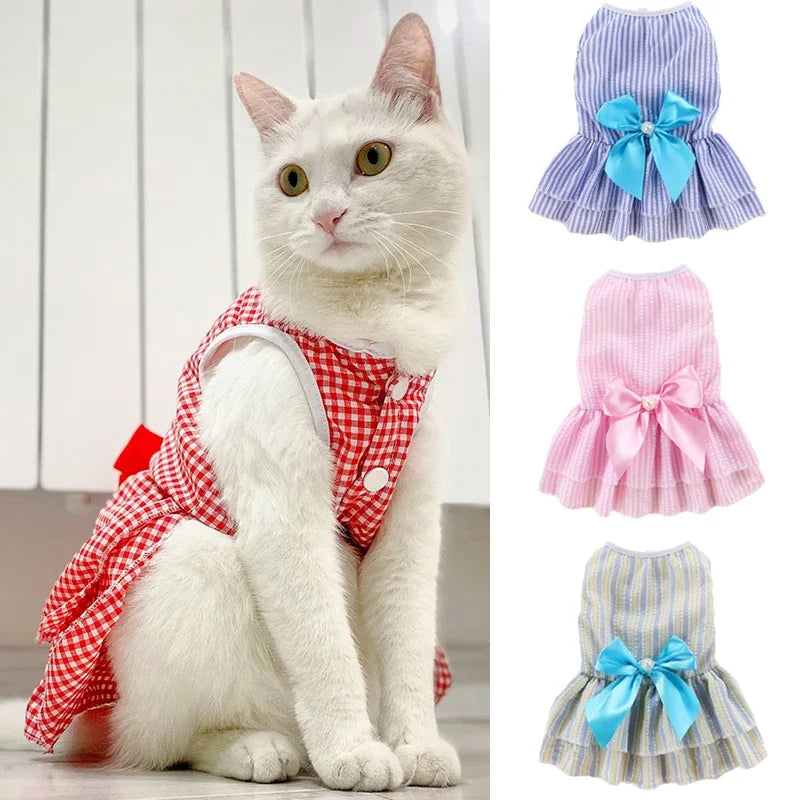 Pet Clothes Dresses with Bow