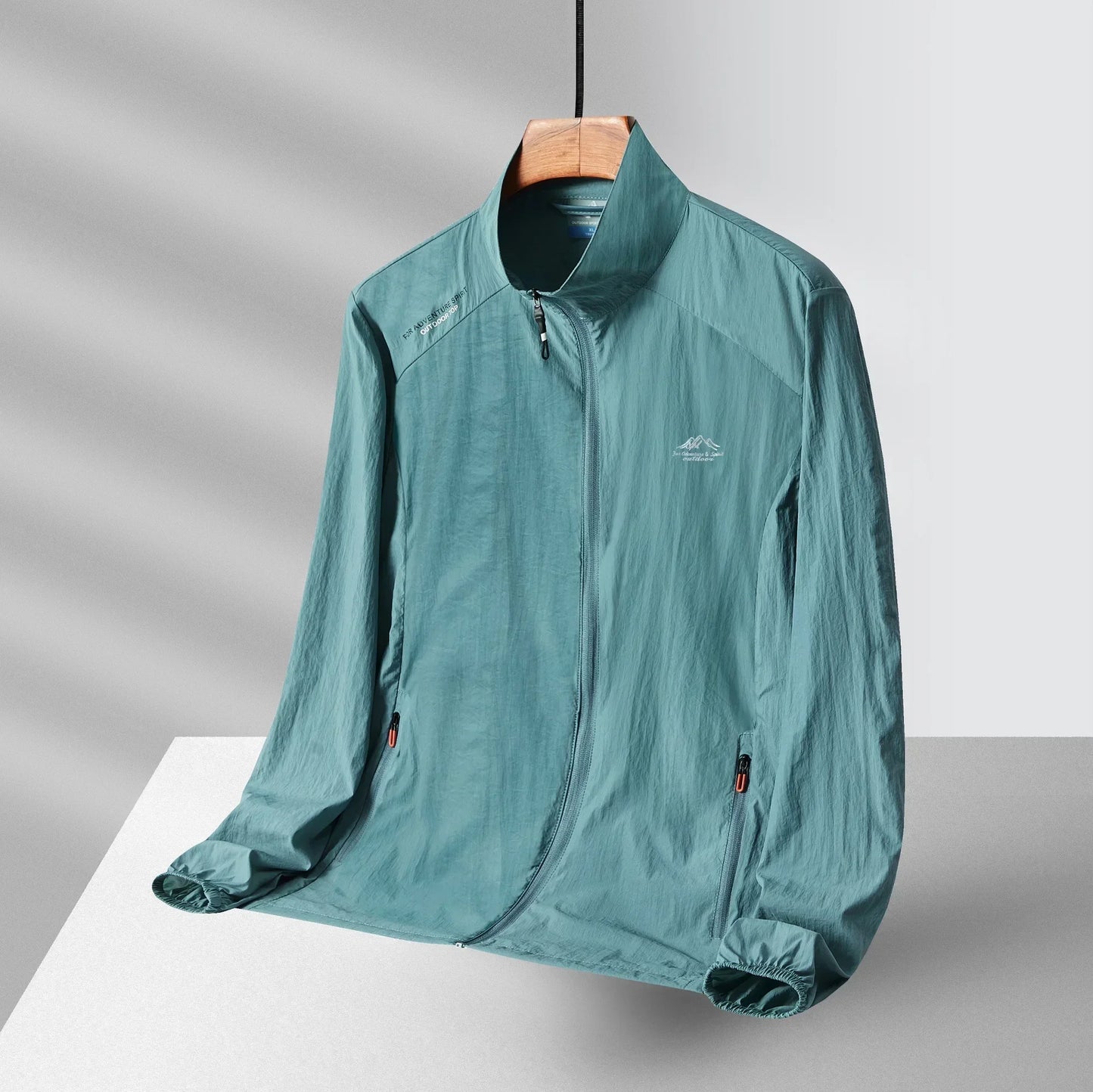 Summer Men's Sun Protection Casual Breathable Sports Windproof Water Resistant Ultrathin Jacket Outdoor Fishing Skin Clothing