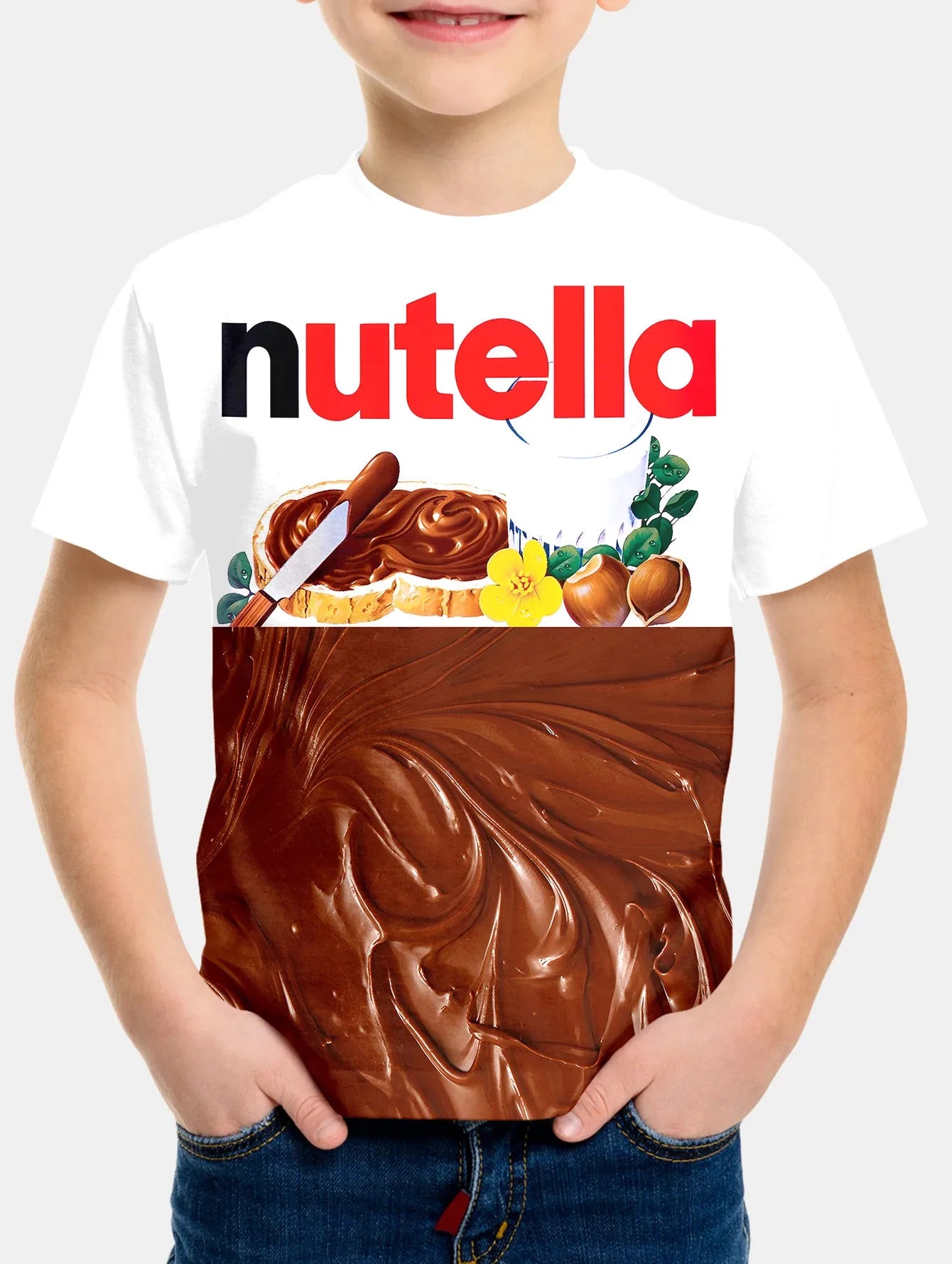 Creative Funny Chips 3d Printed Takis Customized Children Fashion T-Shirt Round Neck Short sleeve Boys Girls Kids Casual Tops