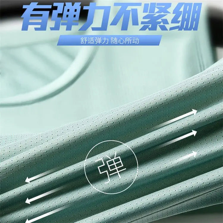 Summer 2025 Vest New Style Loose Casual Sleeveless Vest Breathable Quick-drying Sports Short-sleeved Men