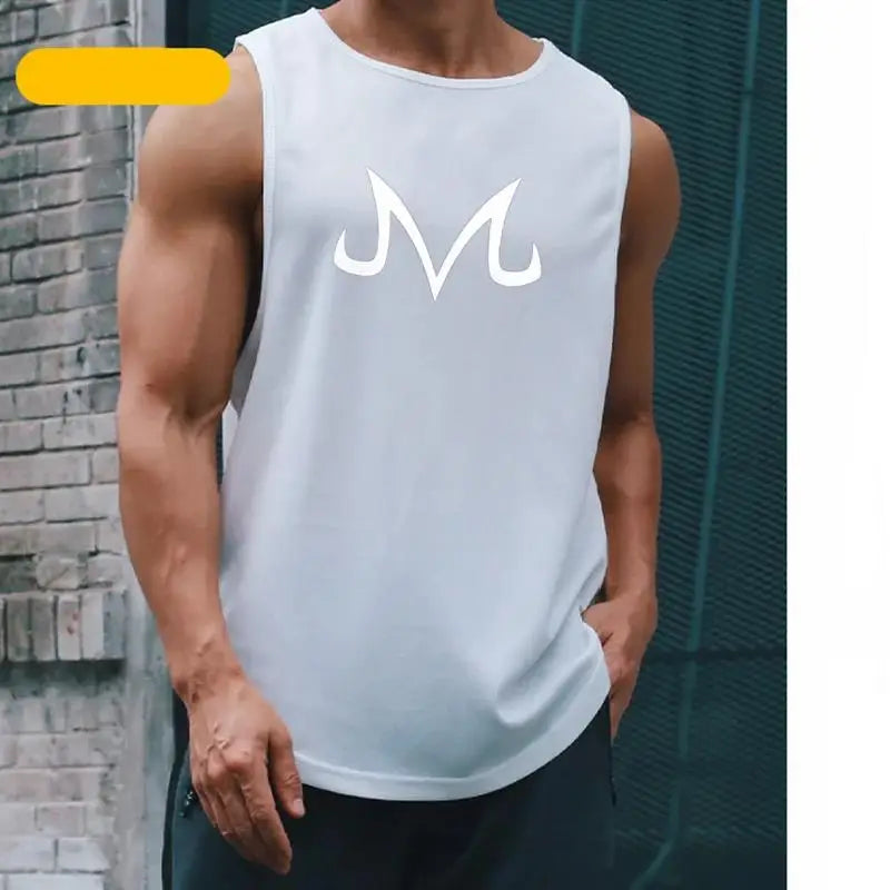 Summer Training Clothing Quick-drying Bodybuilding Vest Men's Gym Fitness Superhero Sleeveless Shirt Anime Zt Casual Vest