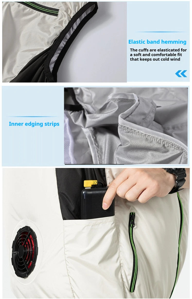 Summer Popular Intelligent Cooling Air Conditioning Clothing Outdoor Breathable Quick Drying Leisure Work Vest
