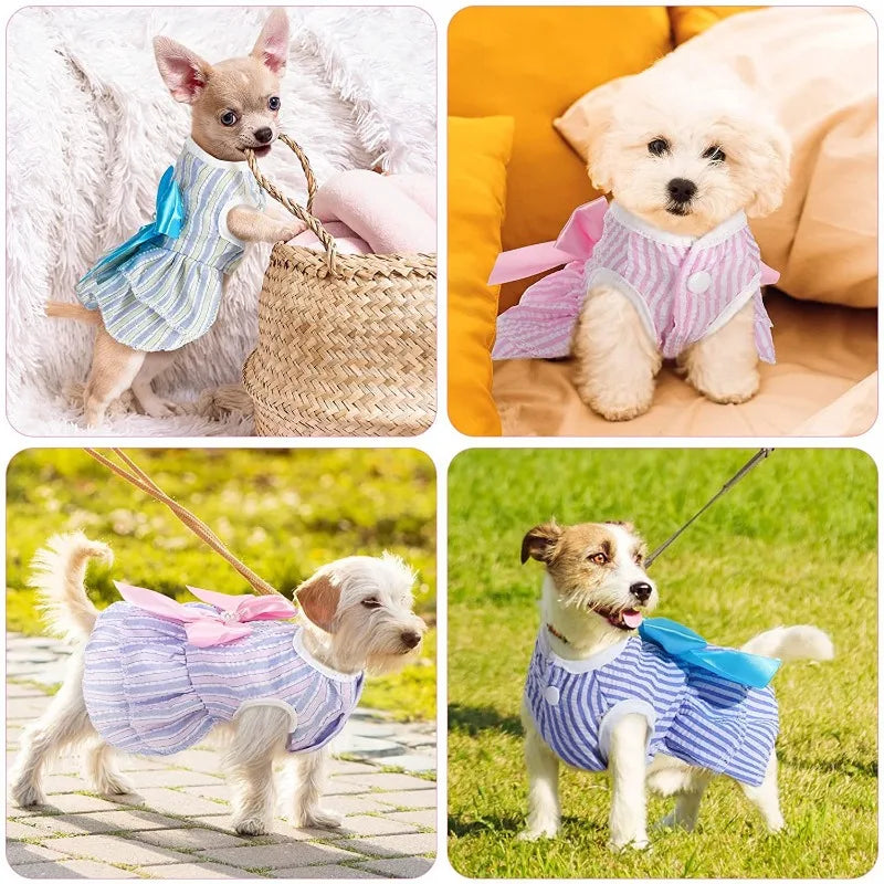 Pet Clothes Dresses with Bow