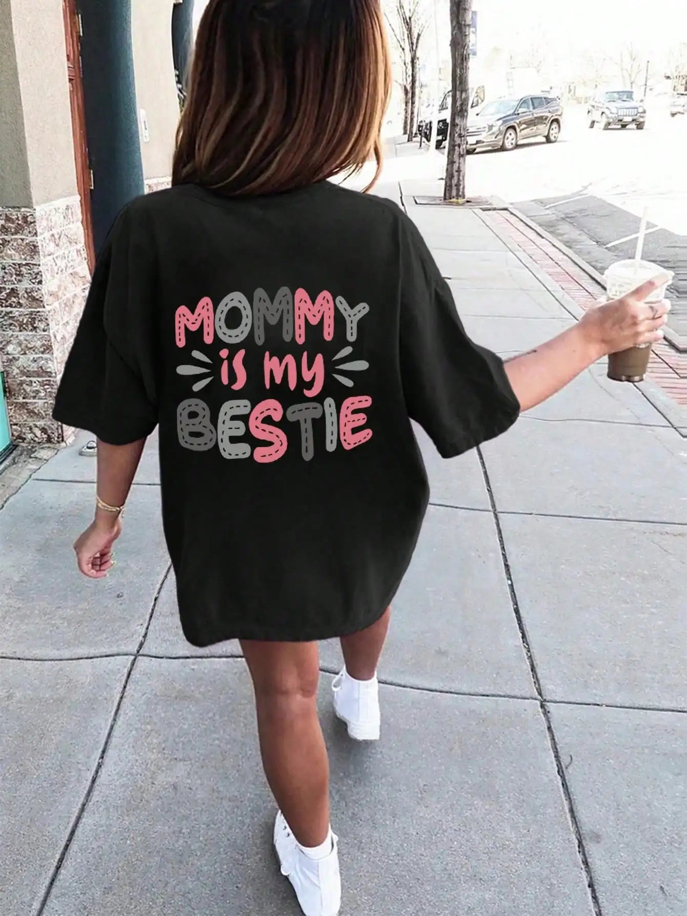 Tween Girl Casual Fun Print Crew Neck Short Sleeve T-Shirt Summer Top Short Sleeved Round Neck Casual Top Children's Clothing