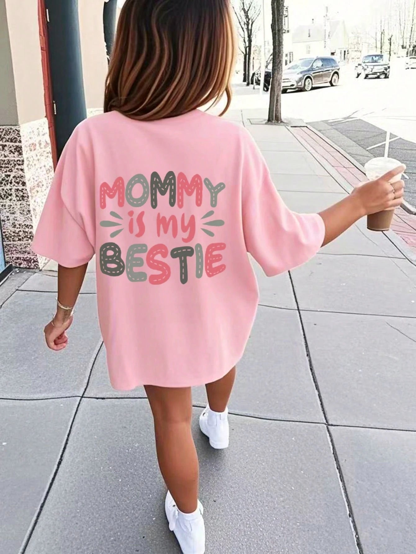 Tween Girl Casual Fun Print Crew Neck Short Sleeve T-Shirt Summer Top Short Sleeved Round Neck Casual Top Children's Clothing