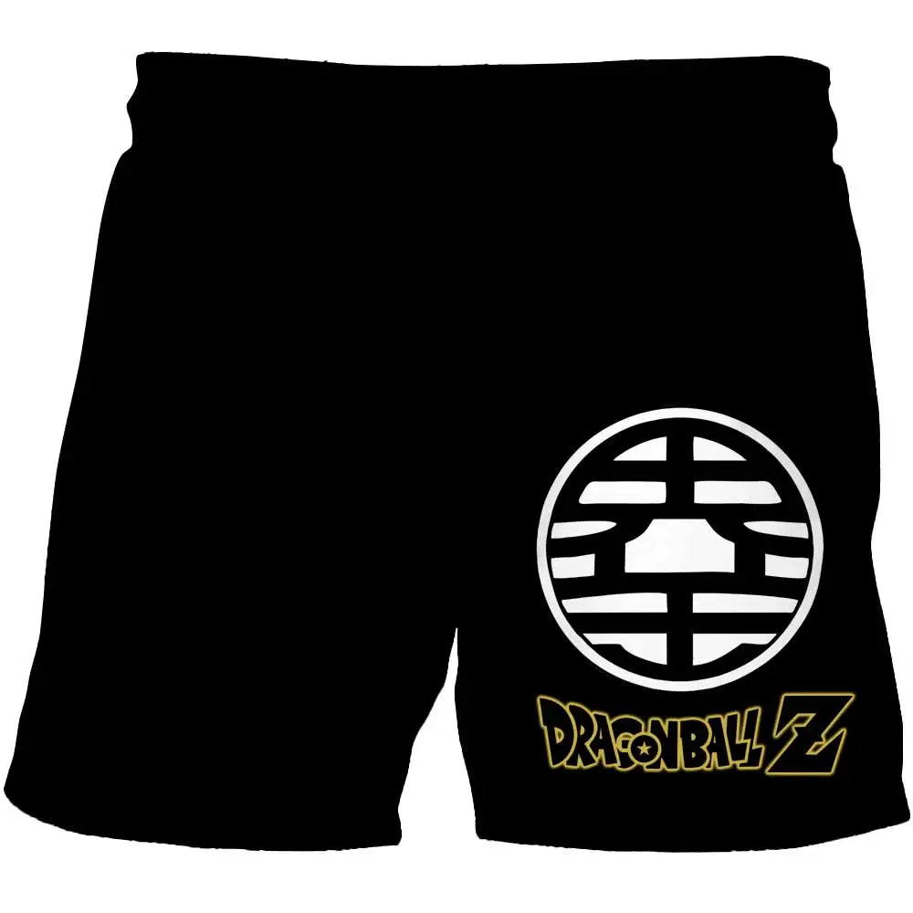 Japanese Cartoon Dragon Ball Z Children's Boys Shorts Beach Pants Summer Cartoon Cute Boys Beach Pants Shorts