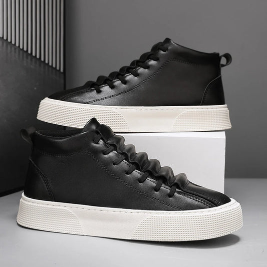 High-top Casual Shoes for Men Fashion Non-slip Men Ankle Boots Comfort Versatile Sneakers High Quality Outdoor Men Walking Shoes