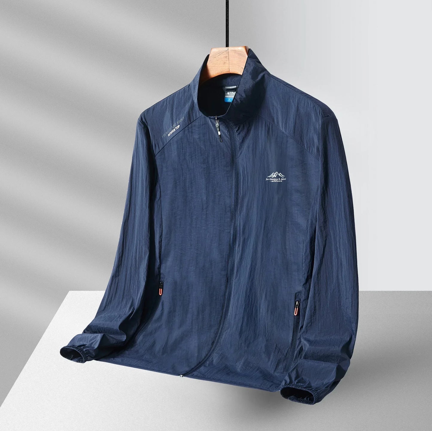 Summer Men's Sun Protection Casual Breathable Sports Windproof Water Resistant Ultrathin Jacket Outdoor Fishing Skin Clothing