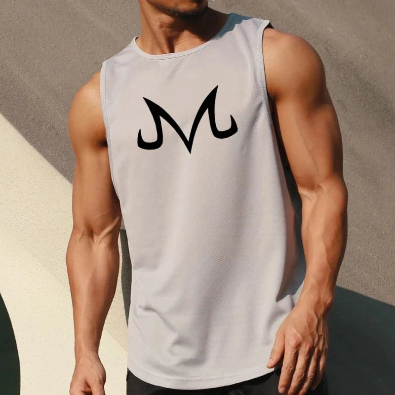 Summer Training Clothing Quick-drying Bodybuilding Vest Men's Gym Fitness Superhero Sleeveless Shirt Anime Zt Casual Vest