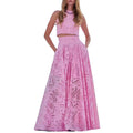 Women's Summer 2 Piece Outfits Tank Crop Tops Long Skirt Set Sleeveless Maxi Dress with Pocket Nightclub Party Dress