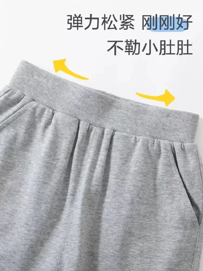 2025 Girls Summer Cat Ear Print Shorts Kids Elastic Waist Beach Short with Pocket Sports Short Pants Kids Cute Clothes 3-14y