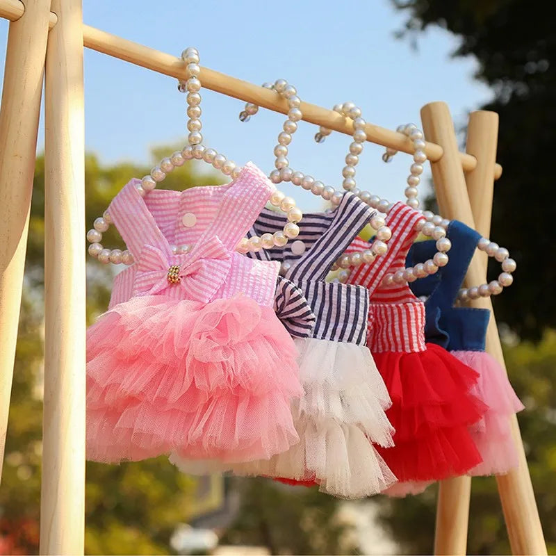 Dogs Cat Dresses Tutu Skirt