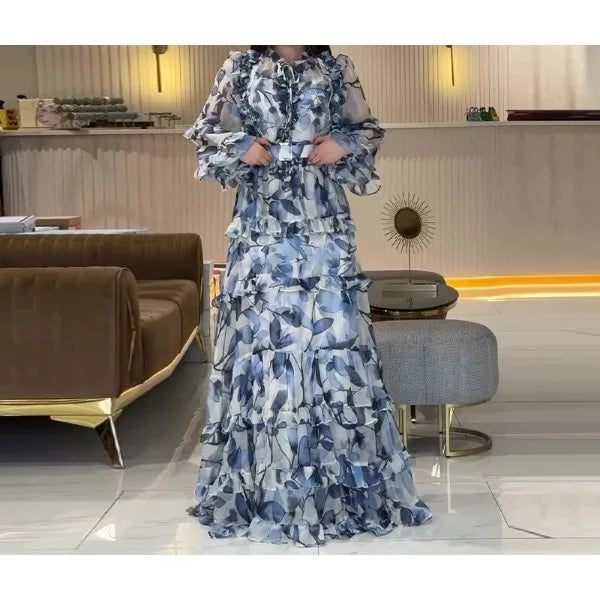 Long Dresses Floral Print