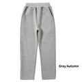 Autumn Winter Kids Teenage Boys Casual Sport Pants Fleece Trousers Jogger Pant for Children Loose Sweatpant Warm Boys Clothes