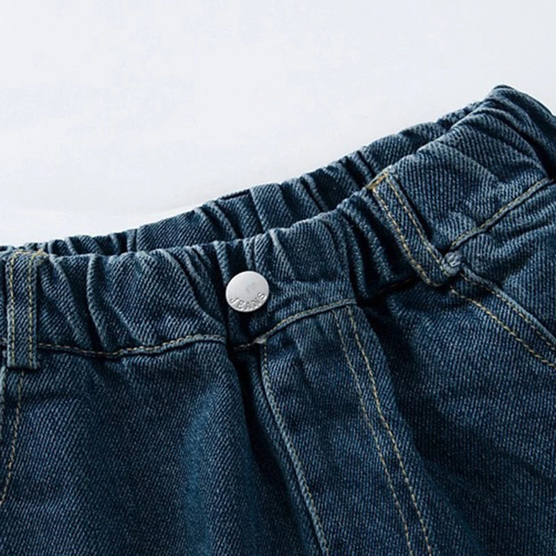 Denim Wide Leg Pants