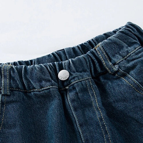 Denim Wide Leg Pants