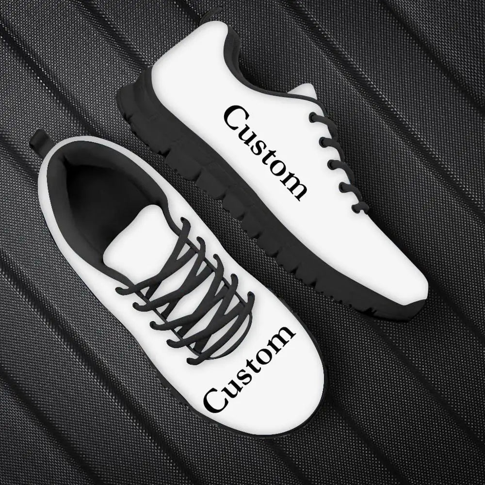 Fashion African Tribal Pattern Lady Flat Jogging Running Shoes Lightweight Walk Footwear Women Casual Shoes Mesh Ladies Sneakers