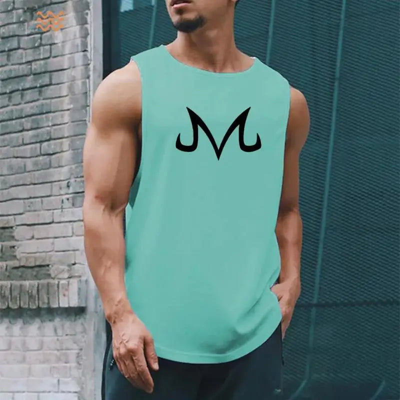 Summer Training Clothing Quick-drying Bodybuilding Vest Men's Gym Fitness Superhero Sleeveless Shirt Anime Zt Casual Vest