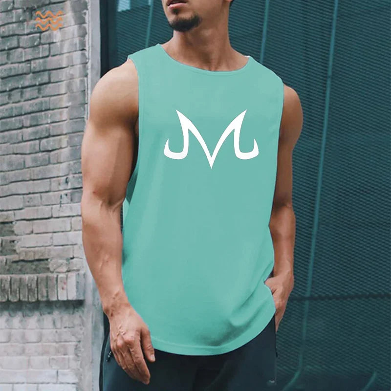 Summer Training Clothing Quick-drying Bodybuilding Vest Men's Gym Fitness Superhero Sleeveless Shirt Anime Zt Casual Vest