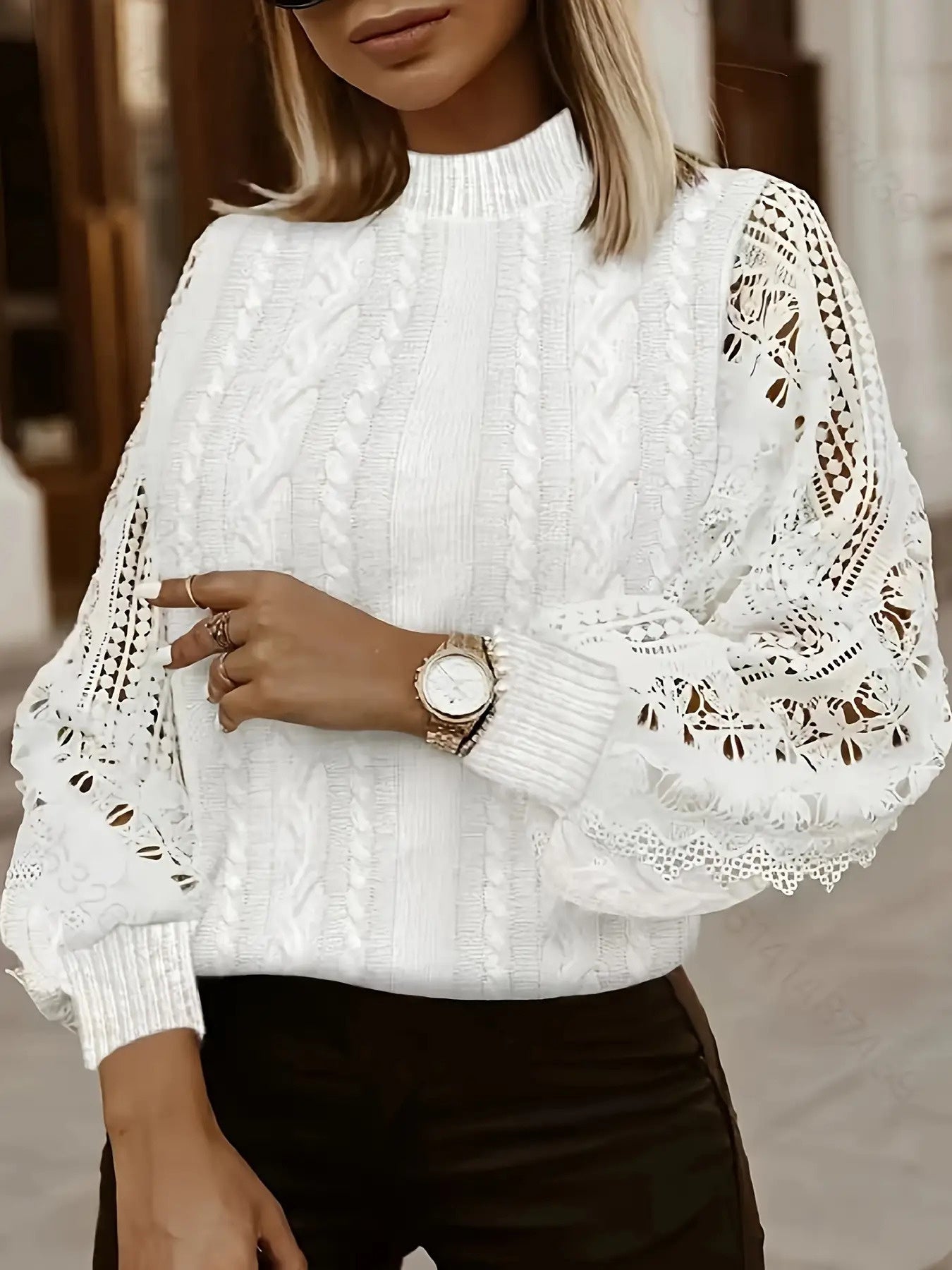 Elegant Lace Patchwork