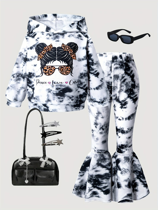 Tie-Dye Print Hoodie