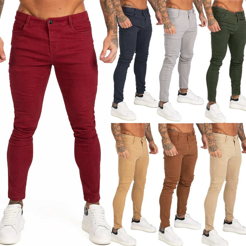 Blue Jeans Slim Fit Super Skinny Jeans For Men - keikeishopping