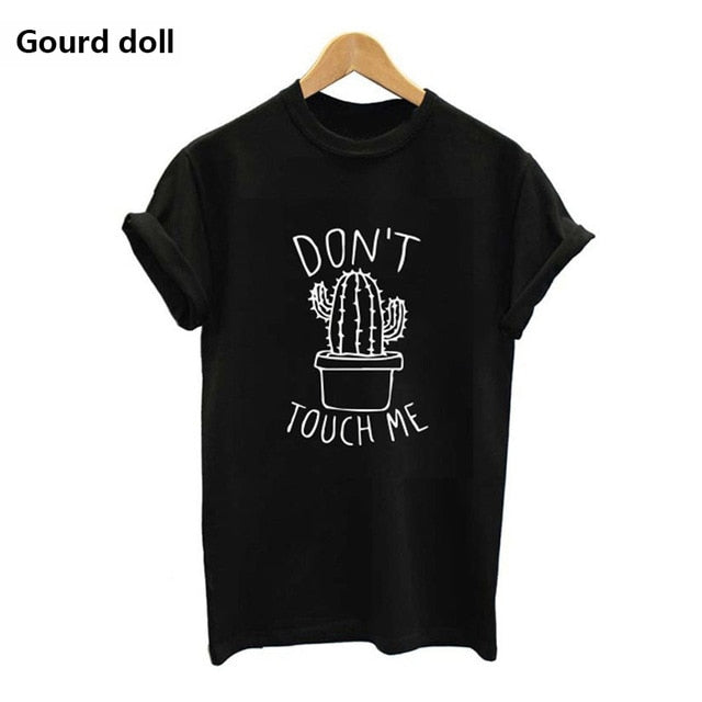 Women's T-Shirt Cotton Funny Round neck - keikeishopping