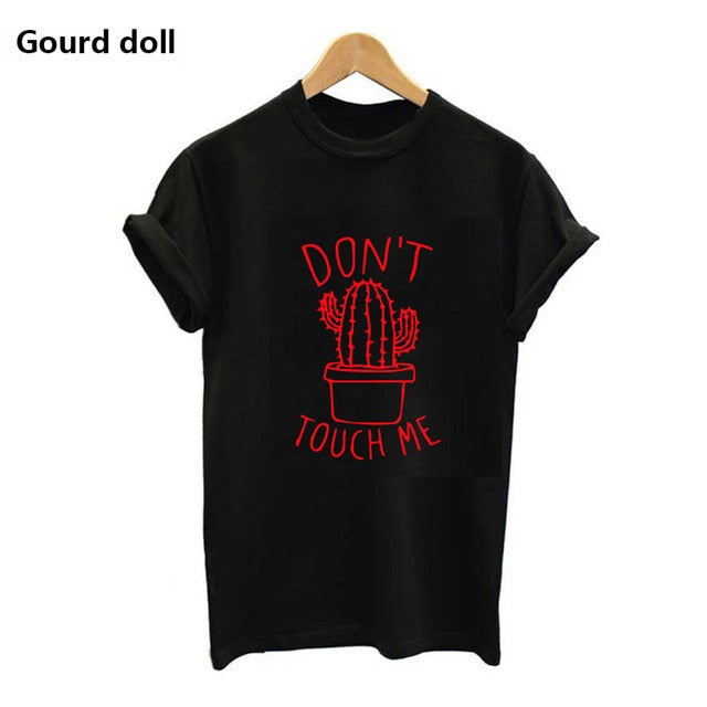 Women's T-Shirt Cotton Funny Round neck - keikeishopping
